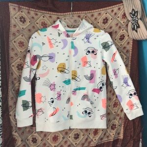 Cat & Jack Panda Plant Zip-Up Hoodie